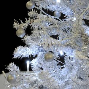 Schneiender weihnachtsbaum 3002819 Silber - Weiß - 105 x 170 cm