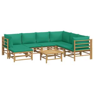 Salon de jardin 3028491-24 (lot de 8) Marron - Vert