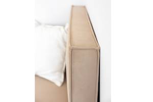 Boxspringbett MITTO CONTI Creme - Breite: 120 cm - H2