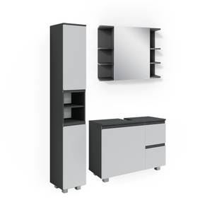 Mobilier de salle de bains J-Shape Anthracite