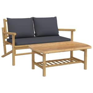 Garten-Lounge-Set 3028694-2 (2-teilig) Dunkelgrau