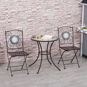 Garten-Bistroset 84B-880 Metall - 61 x 72 x 61 cm