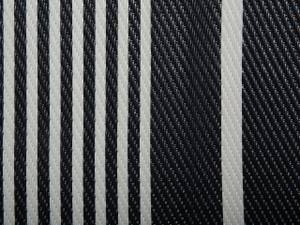 Tapis d'extérieur HALDIA Noir - Blanc