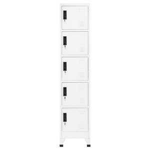 Armoire à casiers 294428-2 Blanc - Profondeur : 40 cm