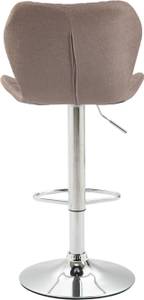 Tabouret de bar Cork Lot de 2 Taupe - Argenté