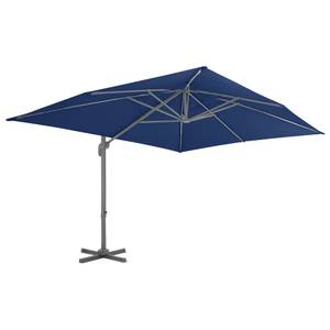 Ampelschirm mit Alu-Mast Blau - 400 x 268 cm