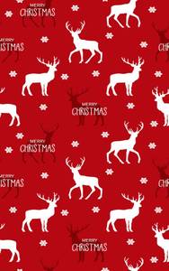 Tapis de Noel Renne Rouge - 50 x 80 cm