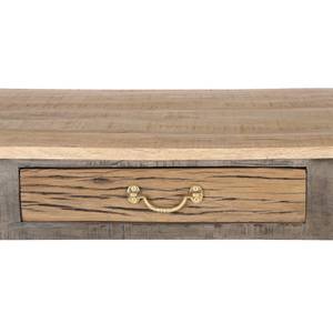 Table basse avec 117x70x455cm nature Marron - Bois massif - 70 x 46 x 117 cm