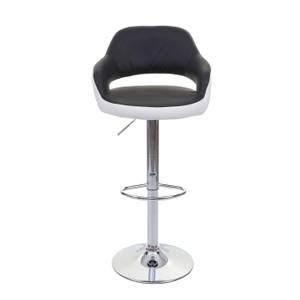 Tabouret de bar F16 Noir - Blanc