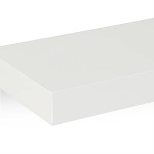 Weißes Wandregal im 3er Set Weiß - Holzwerkstoff - Metall - 38 x 4 x 15 cm