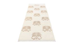 Tapis de passage Darya CDXXXVIII Beige - Textile - 102 x 1 x 305 cm