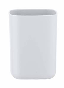 Bürstenbehälter Weiß - Kunststoff - 7 x 10 x 7 cm