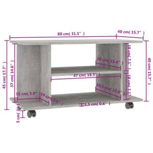 TV-Schrank 298534 Braun