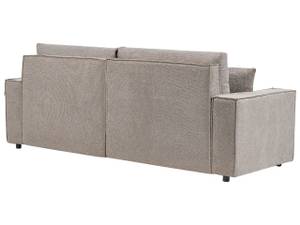 Ecksofa KARILA Beige - Taupe - Armlehne davorstehend rechts - Ecke davorstehend rechts - Schlaffunktion davorstehend links