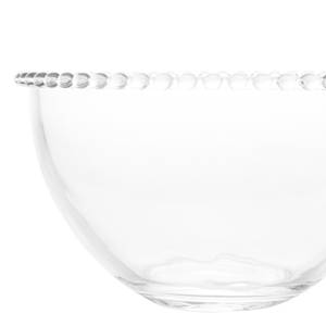 Kristall Perle Salatschüssel 21x12cm Glas - 21 x 12 x 21 cm