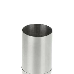 2-tlg. Badezimmer Set Edelstahl Silber - Metall - 9 x 17 x 7 cm
