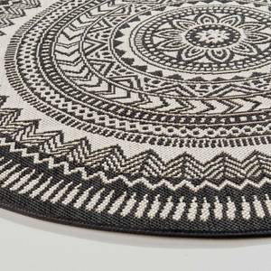 Teppich Mandala Schwarz - Durchmesser: 160 cm