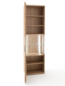 Vitrine Samir 4 Braun - Holzart/Dekor - Holz teilmassiv - 60 x 208 x 37 cm