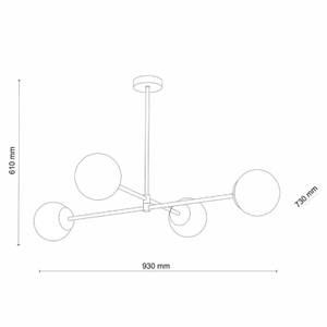 Deckenleuchte Matti Höhe: 61 cm