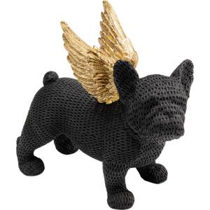 Deko Figur Angel Puppy Gold - Kunststoff - 28 x 25 x 10 cm