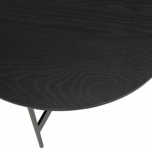 Table basse ronde noire 50x50cm Noir - Métal - 50 x 38 x 50 cm