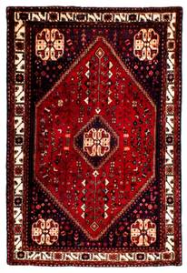 Abadeh - 144x98cm Rot - Naturfaser - 98 x 1 x 144 cm