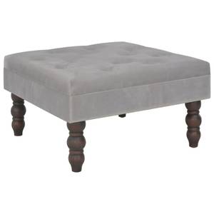 Hocker 296789 Grau - Holzwerkstoff - Textil - 60 x 36 x 60 cm