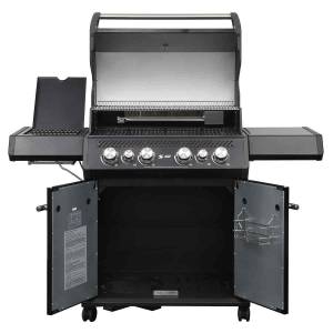 Gasgrill S-418 All Black inkl. Drehspieß Schwarz - Metall - 153 x 119 x 64 cm