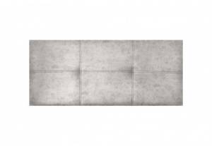 Tête de lit en tissu Dalia 160x50 Blanc - Profondeur : 160 cm