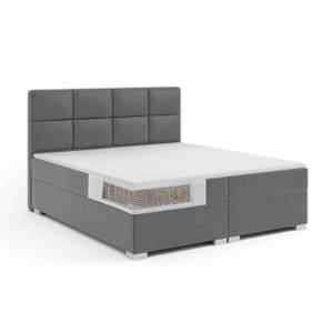 Boxspringbett Doppelbett Norseman Hellgrau - Breite: 160 cm