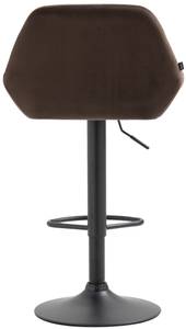 Tabouret de bar Braga Lot de 2 Marron