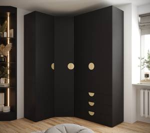 Garderobe Inova 4 Z6 Schwarz - Gold