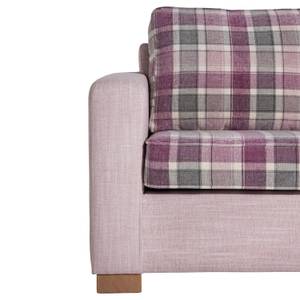 Nebraska Sofa 2-Sitzer Pink - Kunststoff - Textil - Holz teilmassiv - 165 x 88 x 87 cm