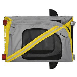 Remorque vélo pour chien 3028771-2 Jaune - 68 x 72 x 134 cm