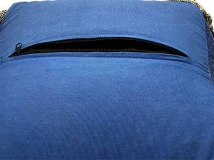 Sitzpouf Quadratische Blau