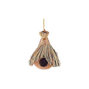 Nichoir en coco à suspendre Jiabong Fibres naturelles - 20 x 24 x 20 cm
