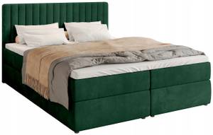 Boxspringbett DREAM Grün - Breite: 160 cm