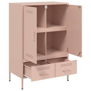 Highboard DE7834 Pink - Metall - 39 x 102 x 68 cm