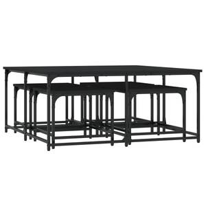 Couchtische 5er Set D475 Schwarz