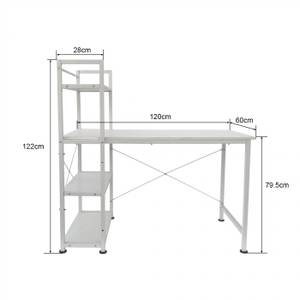 Schreibtisch JUNZIWT08B-WIT Weiß