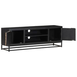 TV-Schrank D966 Schwarz - Massivholz - 30 x 40 x 120 cm