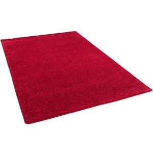 Hochflor Velours Teppich Mona Rot - 100 x 300 cm