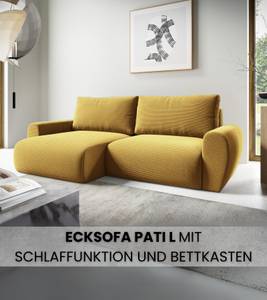 Ecksofa PATI Duo Gelb