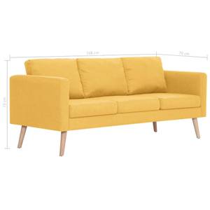 Sofa 3002824-3 (2-teilig) Gelb