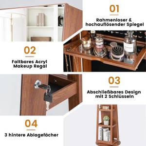 Schmuckschrank JV10430 Braun