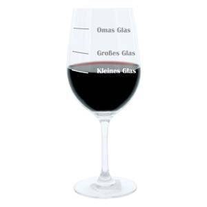 Gravur-Weinglas XL Omas Glas Glas - 9 x 23 x 9 cm