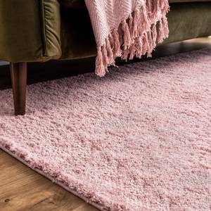 Hochflorteppich Eden Pink - Kunststoff - 120 x 3 x 170 cm