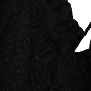 Fauteuil suspendu avec coussins Noir - Bois manufacturé - Textile - 110 x 135 x 140 cm