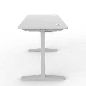 Bureau électrique Kento Blanc - Largeur : 120 cm