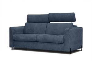 Schlafsofa Mezo (3-Sitzer) Marineblau